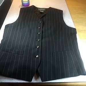 Lauren by Ralph Lauren wool pinstripe vest